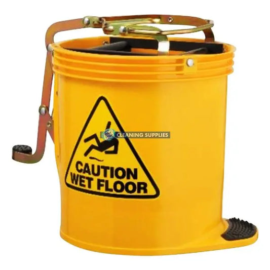 Contractor Roller Wringer Mop Bucket in Yellow