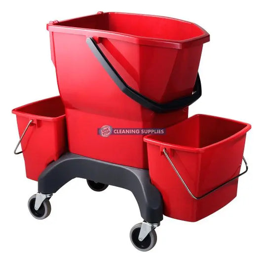 Oates Easy Ergo Mop Bucket 25 Ltr Twin in Red - 165479 / IW-100R