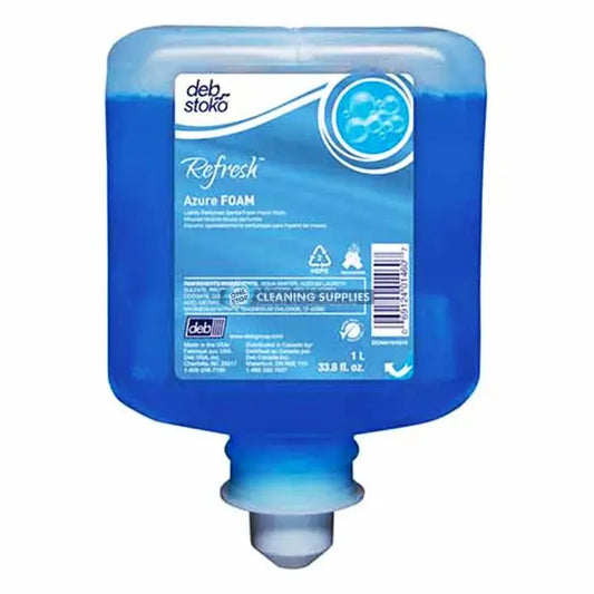 Deb Refresh Azure Fragranced Foaming Soap Hand Wash Blue (6 x 1 Litre) - AZUL1