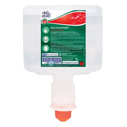 Deb Stoko Instant Foam Alcohol Hand Sanitiser 3x1 Litre