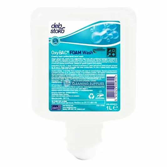 Deb Stoko Oxybac Antibacterial Rich Cream Foam Hand Wash