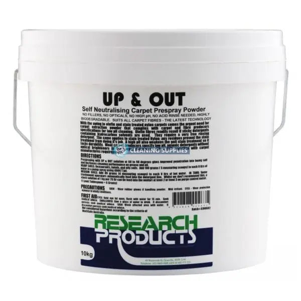 Research Products Up and Out Carpet Pre-Spray Powder 10kg - CHRC-217010