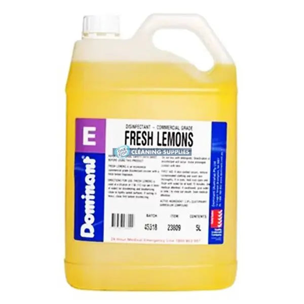 Dominant Fresh Lemons Disinfectant with Lemon Fragrance 5 Litre - 23809