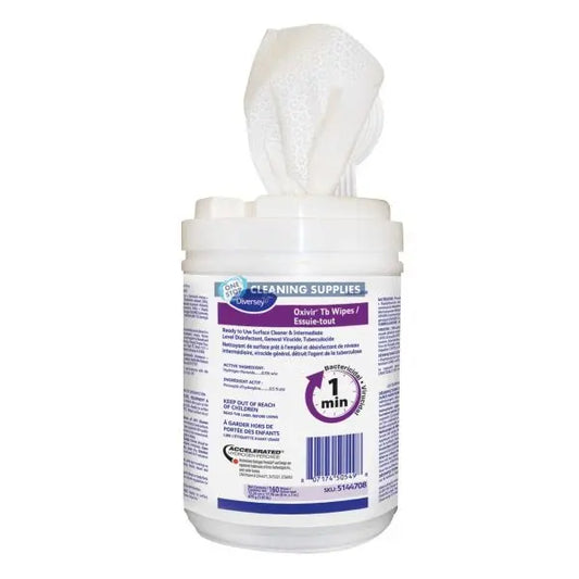 Diversey Oxivir Wipes Hospital Grade One-Step Cleaner Disinfectant 2441